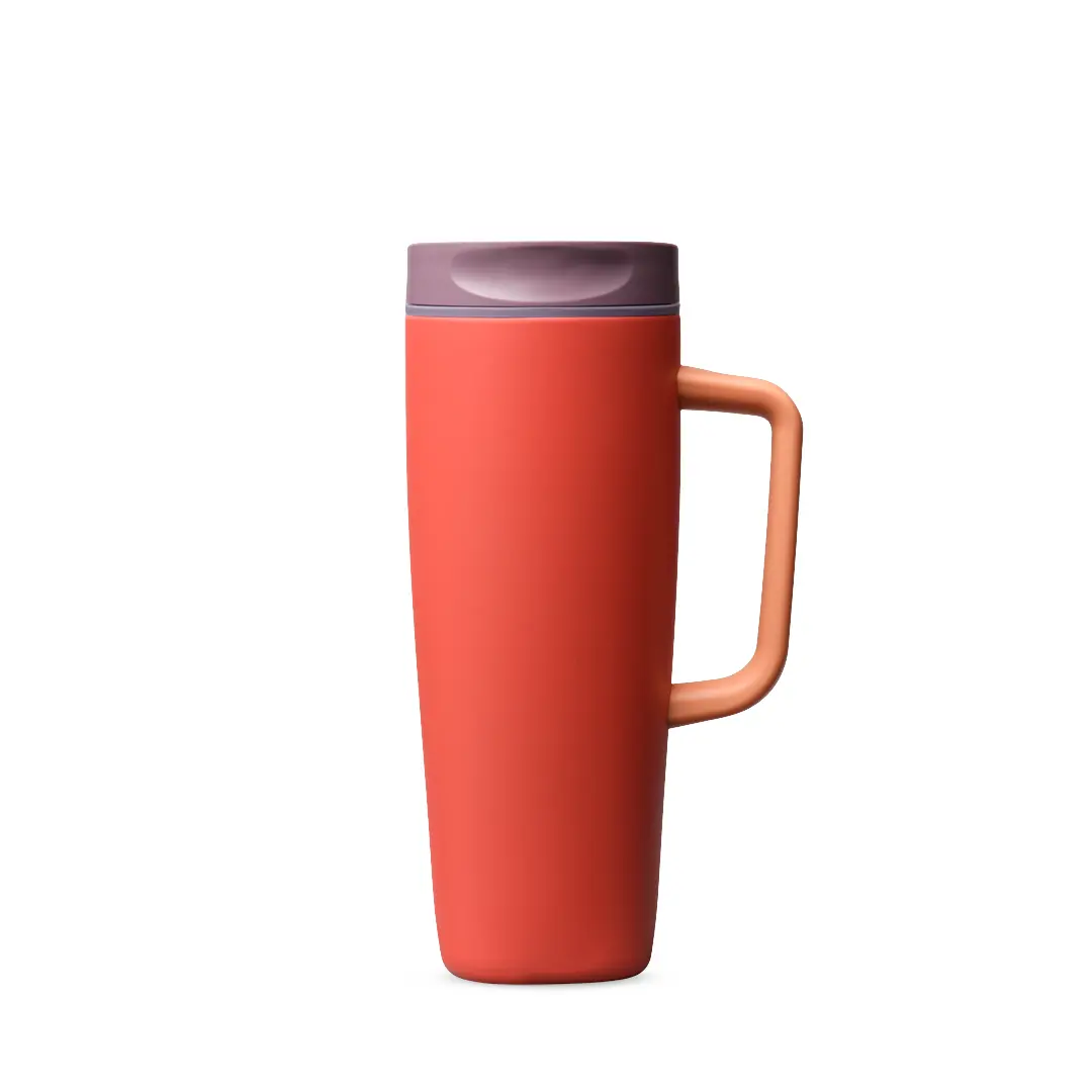 SmoothSip Slider with Handle - Terracotta Sunset - 24oz - Image 6
