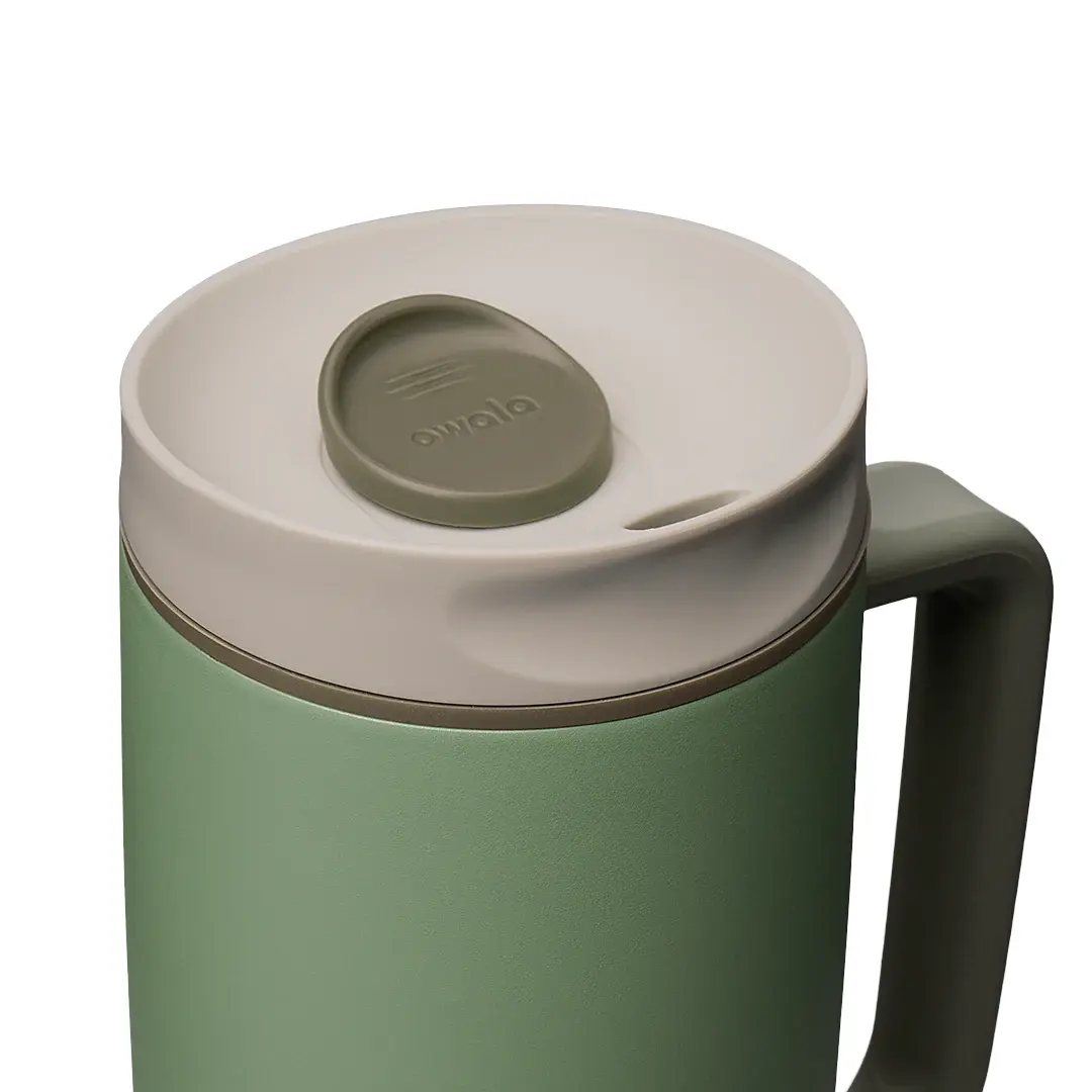 SmoothSip Slider with Handle - Green House - 24oz - Image 2
