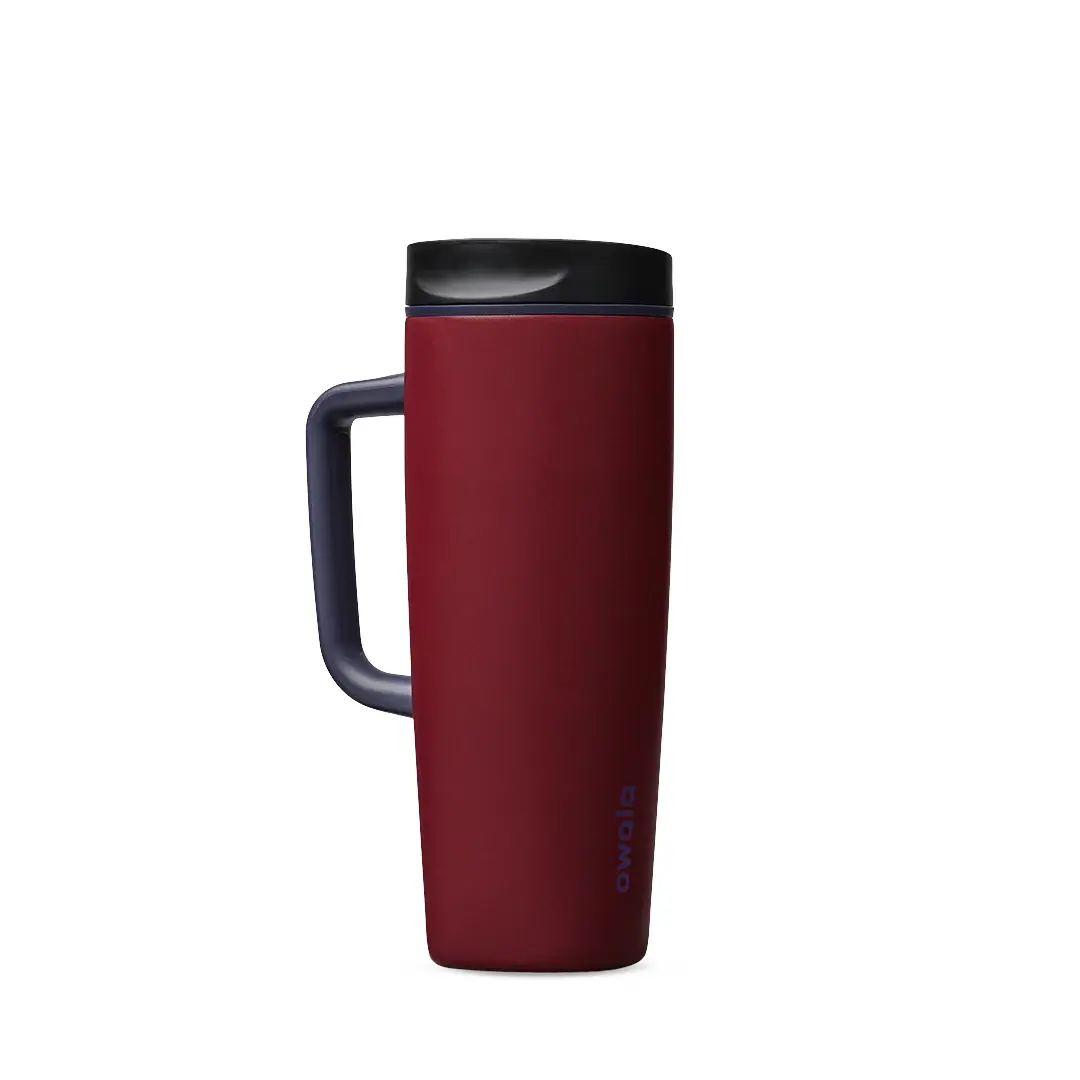 SmoothSip Slider with Handle - Burgundy Bay - 24oz