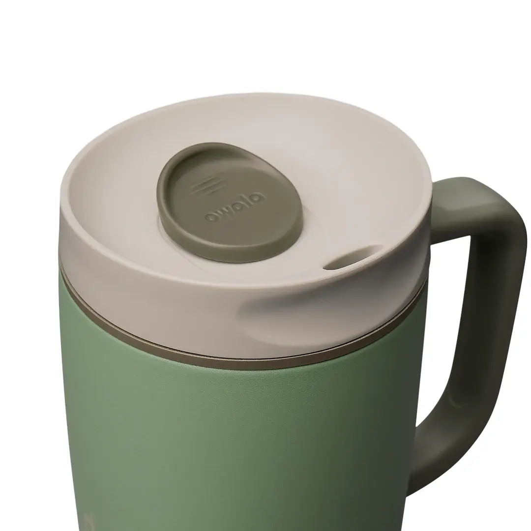 SmoothSip Slider with Handle - Green House - 12oz - Image 2