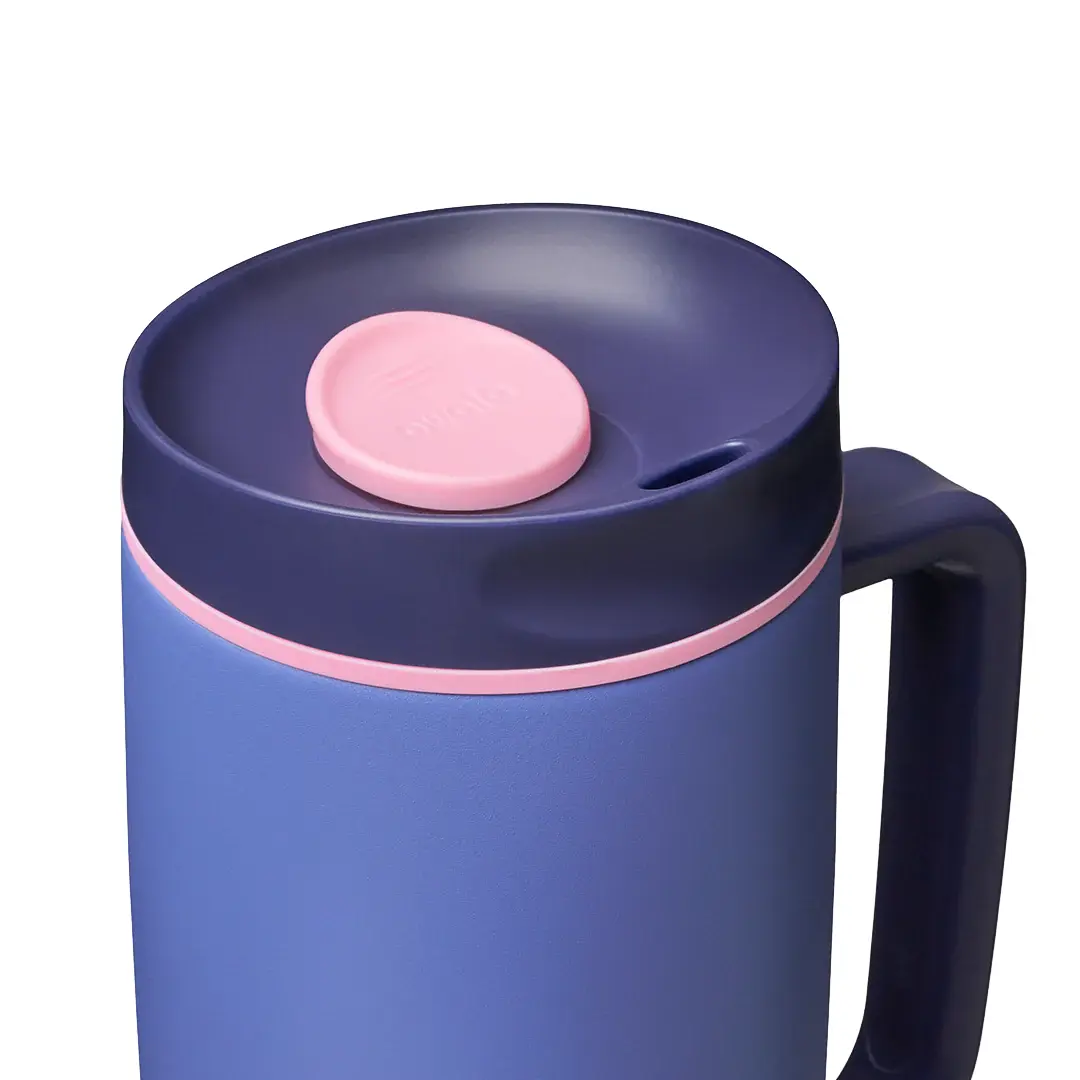 SmoothSip Slider with Handle - Blue Jay - 24oz - Image 3