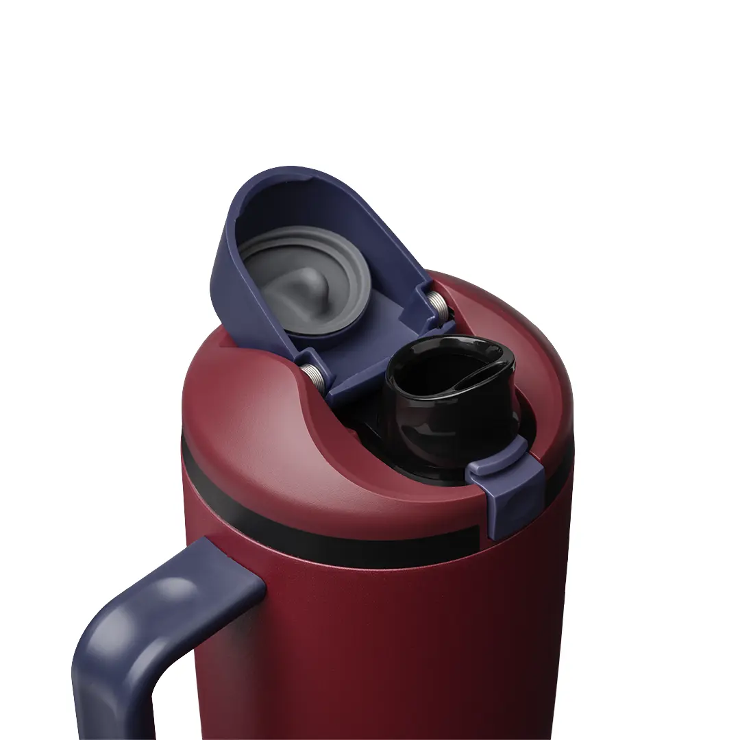 FreeSip Tumbler - Burgundy Bay - 40oz - Image 3
