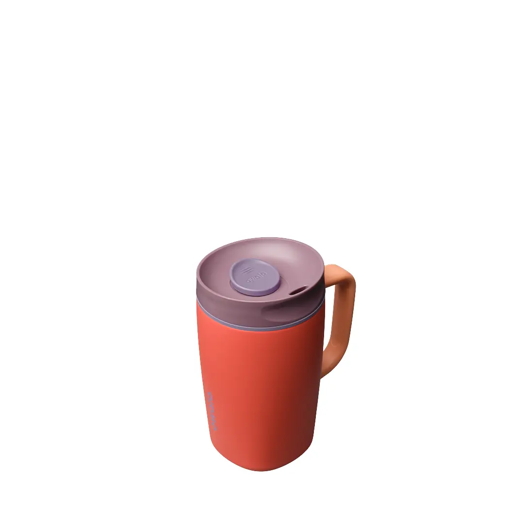 SmoothSip Slider with Handle - Terracotta Sunset - 12oz - Image 4