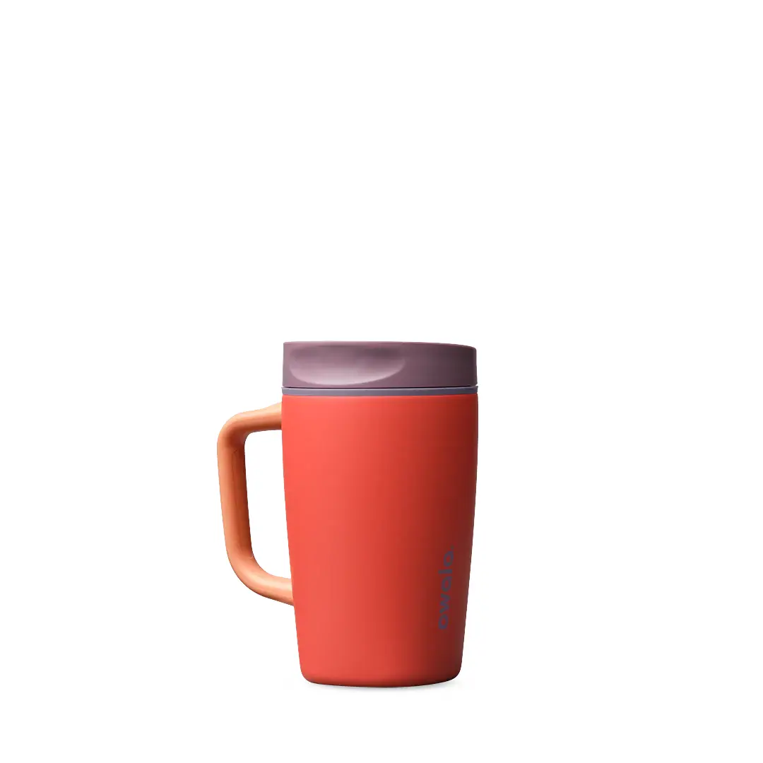 SmoothSip Slider with Handle - Terracotta Sunset - 12oz