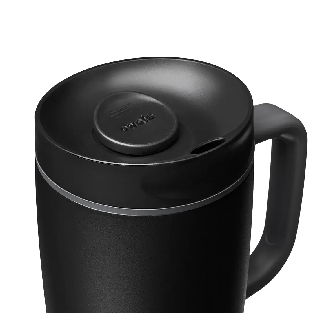 SmoothSip Slider with Handle - Very, Very Dark - 12oz - Image 3