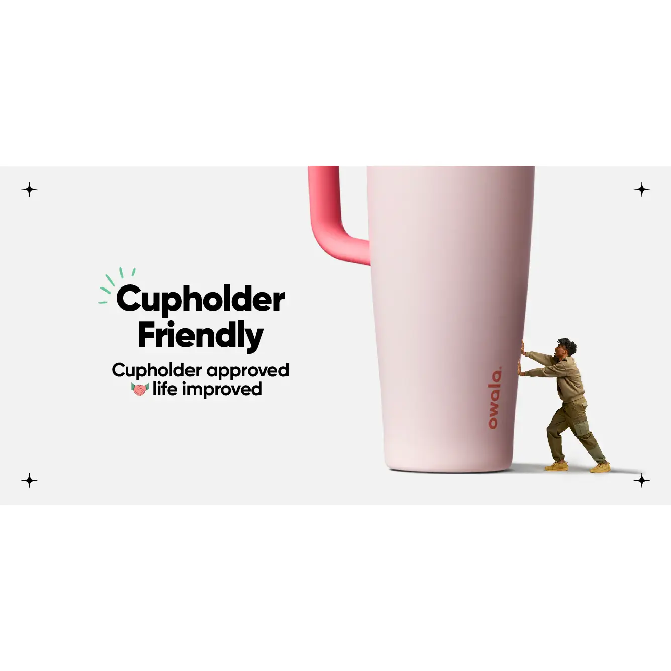 FreeSip Tumbler - Rose Quartz - 30oz - Image 11