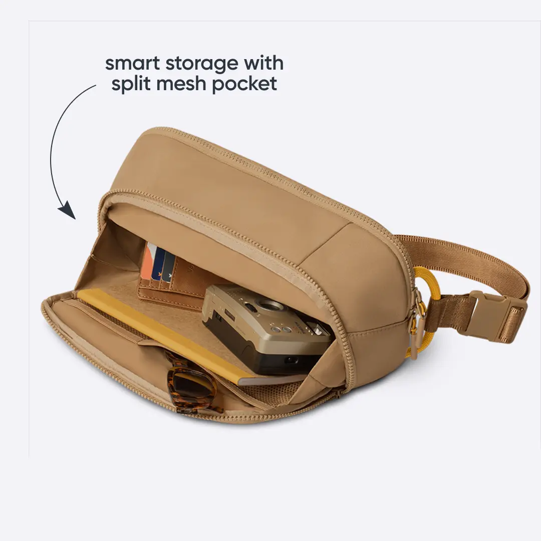 The All-Day Crossbody - Smooth Weave - Sahara - Image 3