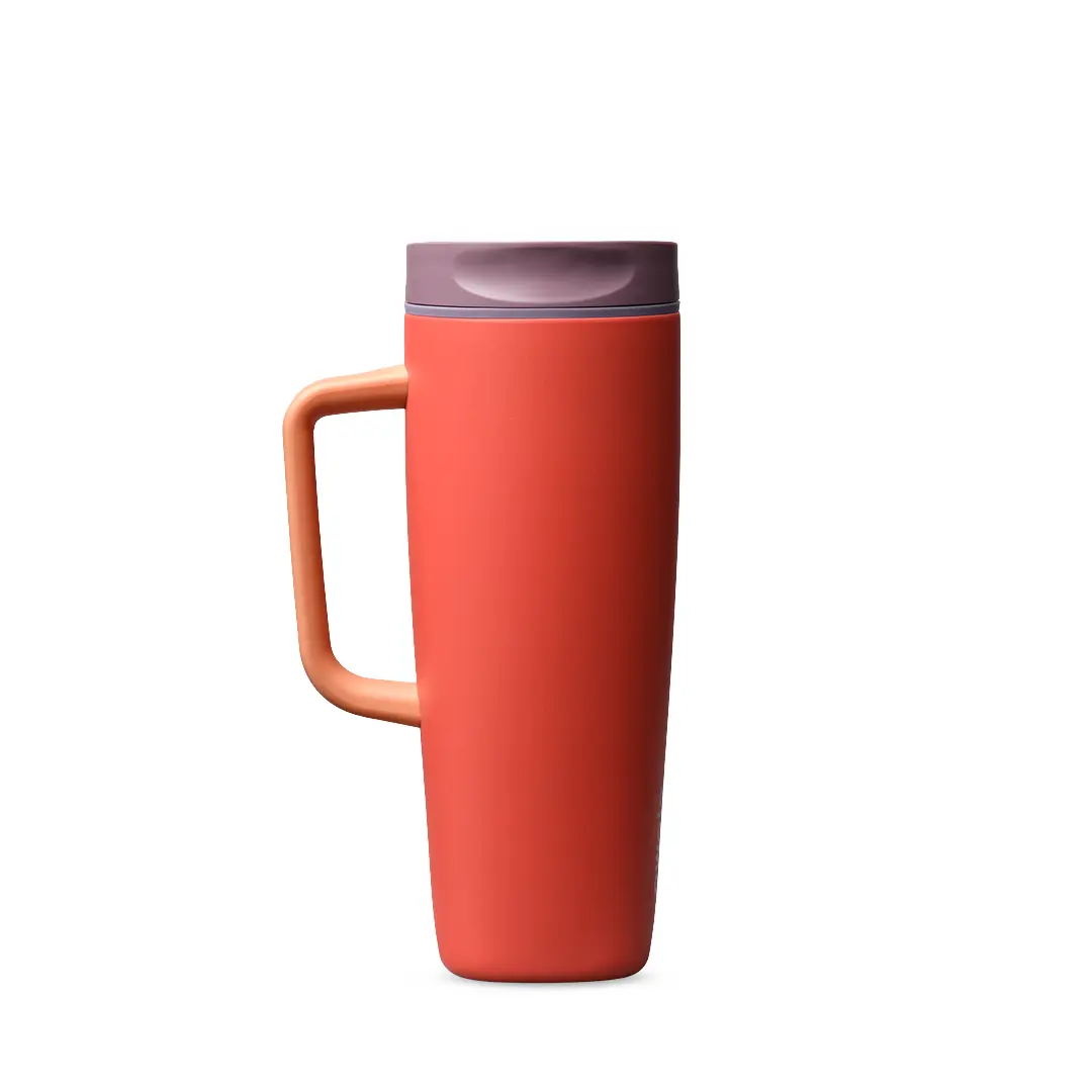 SmoothSip Slider with Handle - Terracotta Sunset - 24oz - Image 5