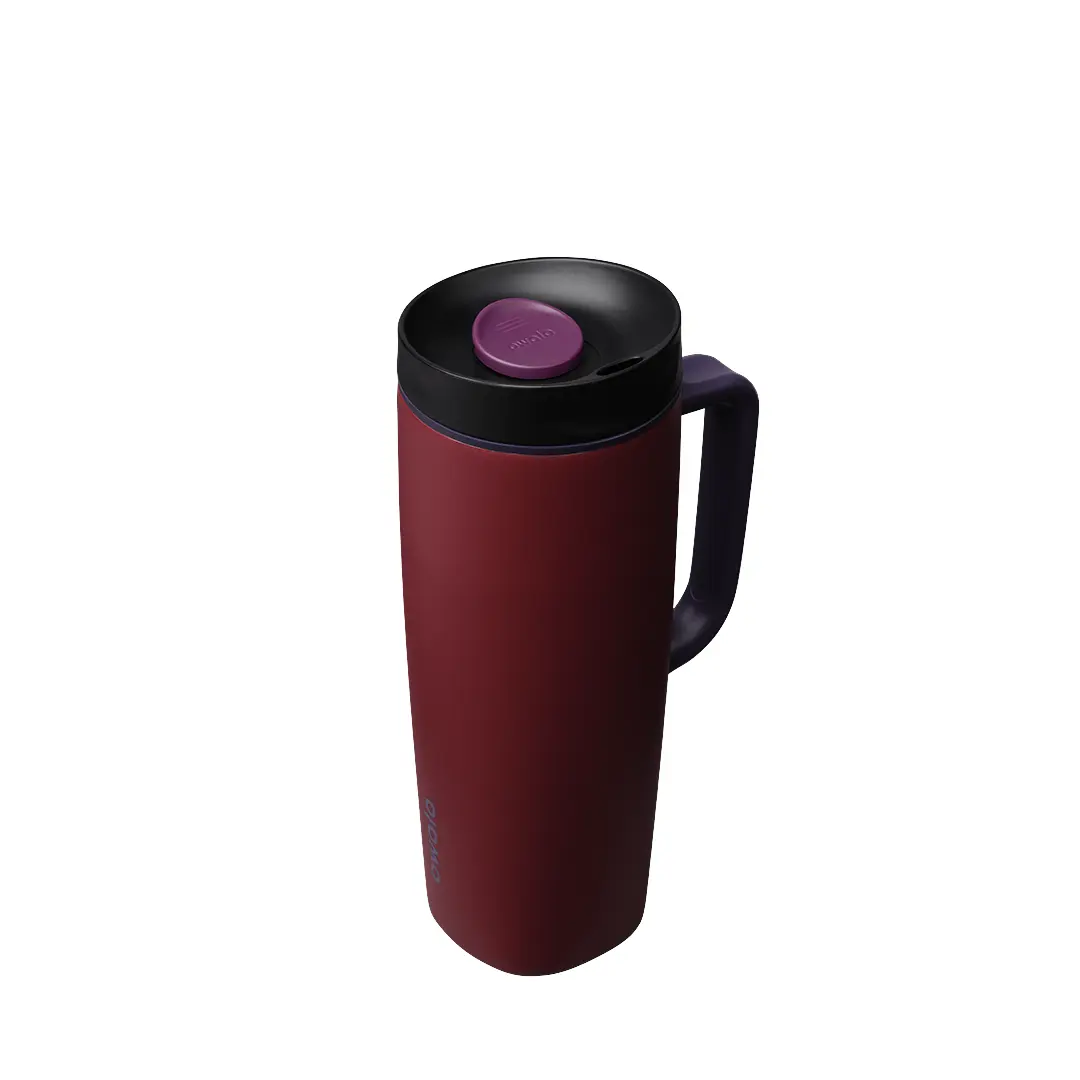 SmoothSip Slider with Handle - Burgundy Bay - 24oz - Image 4