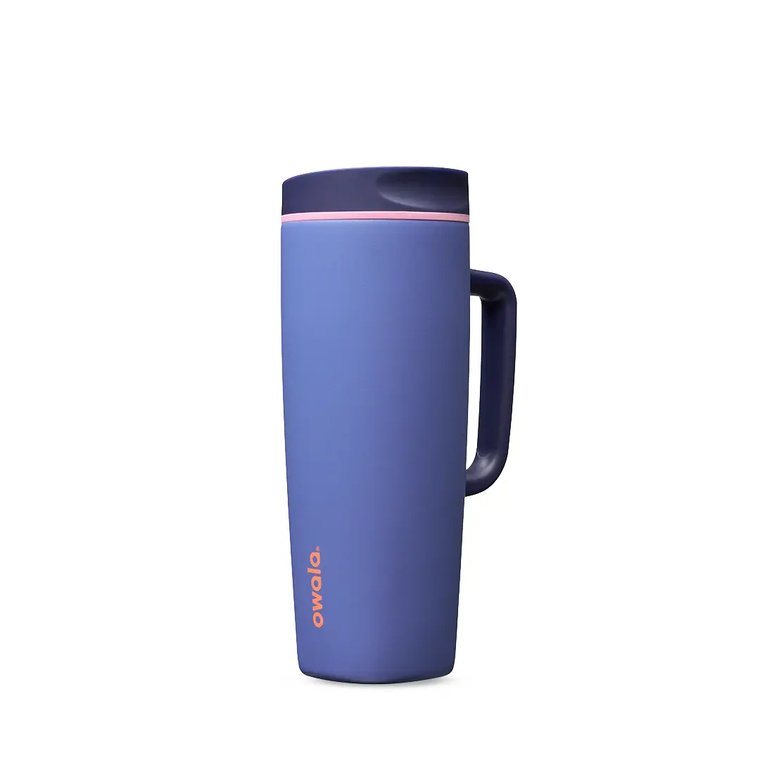 SmoothSip Slider with Handle - Blue Jay - 24oz