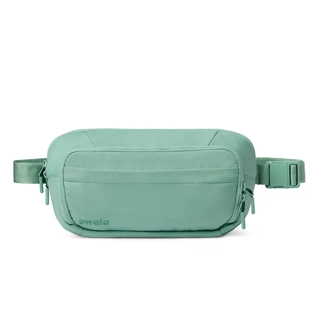 The All-Day Crossbody - Smooth Weave - Sea Glass