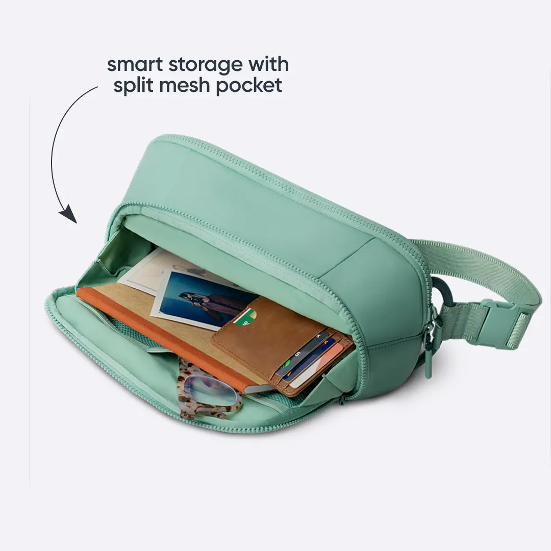 The All-Day Crossbody - Smooth Weave - Sea Glass - Image 3