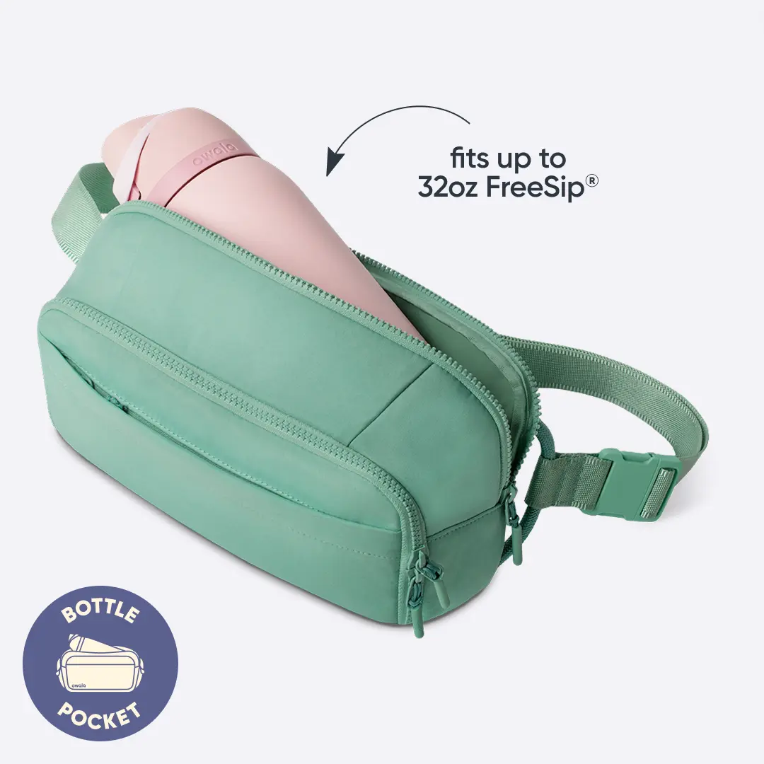The All-Day Crossbody - Smooth Weave - Sea Glass - Image 2