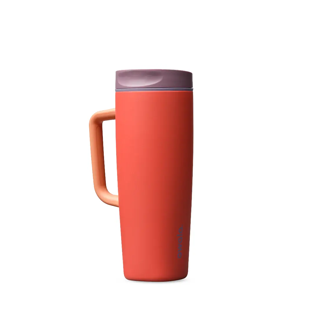 SmoothSip Slider with Handle - Terracotta Sunset - 24oz